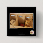 Wäscherei-Katze Button (Vorderseite)