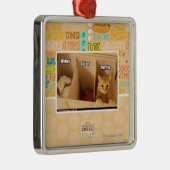 Wäscherei-Katze Ornament Aus Metall (Rechts)