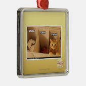 Wäscherei-Katze Ornament Aus Metall (Rechts)