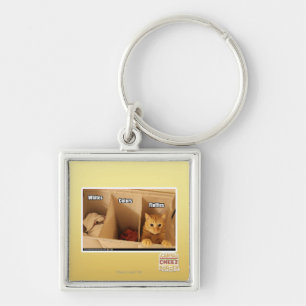 Wäscherei-Katze Schlüsselanhänger