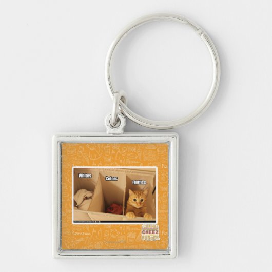 Wäscherei-Katze Schlüsselanhänger (Vorne)