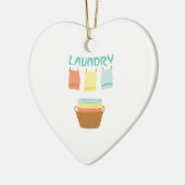 Wäscherei Keramik Ornament (Links)