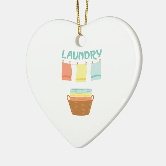 Wäscherei Keramik Ornament (Links)