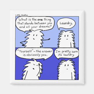 Wäscherei Little Niddles Comic Magnet