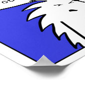 Wäscherei Little Niddles Comic Print Poster (Ecke)