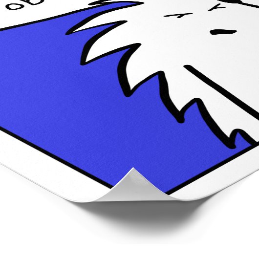 Wäscherei Little Niddles Comic Print Poster (Ecke)