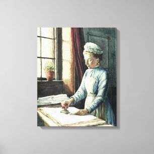 Wäscherei-Mädchen, c.1880 Leinwanddruck