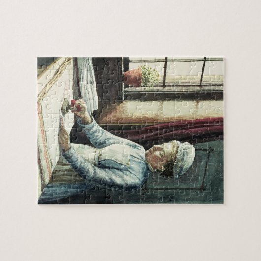 Wäscherei-Mädchen, c.1880 Puzzle (Horizontal)