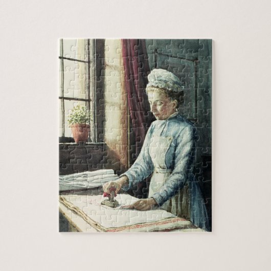 Wäscherei-Mädchen, c.1880 Puzzle (Vertikal)