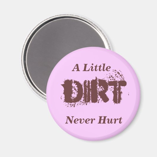 Wäscherei Magnet - Ein kleiner Fehler (Vorderseite/Rückseite)