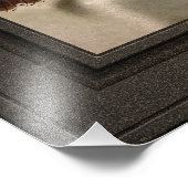 Wäscherei Maid Ironing von Henry Robert Morland Fotodruck (Ecke)