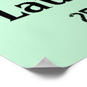 Wäscherei Personalisiertes Waschsalon Art Poster D (Ecke)