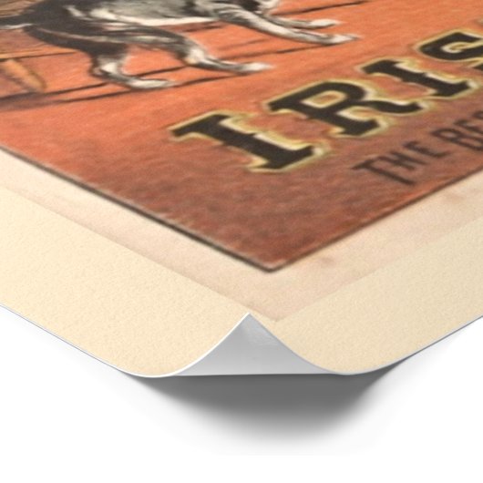 Wäscherei Poster Shultz Irish Soap (Ecke)