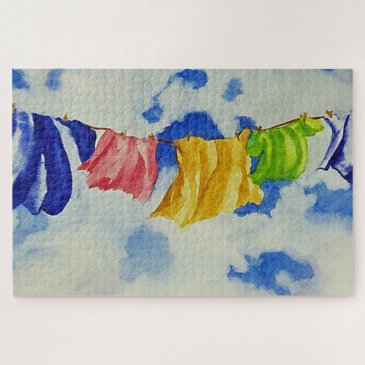 Wäscherei Puzzle (Horizontal)