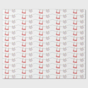 Wäscherei-Tageswäsche-Packpapier Geschenkpapier