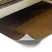 Wäscherei Trocknen in der Küche Poster (Ecke)