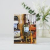 Wäscherei Trocknen in der Küche Postkarte (Stehend Vorderseite)