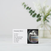 Wäscherei Visitenkarte (Stehend Vorderseite)