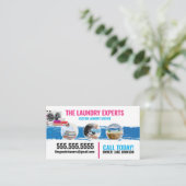 Wäscherei Visitenkarte (Stehend Vorderseite)
