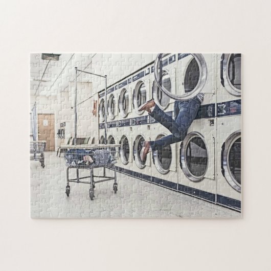 Wäschereilaubsäge Puzzle (Horizontal)