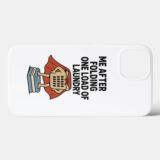 Wäscherheld - Eine Last, voller Power! Case-Mate iPhone Hülle (Rückseite (Horizontal))