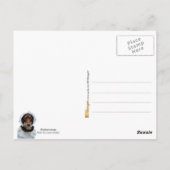 Wäscherin Postkarte (Rückseite)