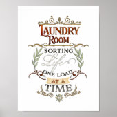 Wäschesaal Sortiert Leben für Last Poster (Vorne)