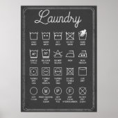 Wäscheschrift Poster (Vorne)