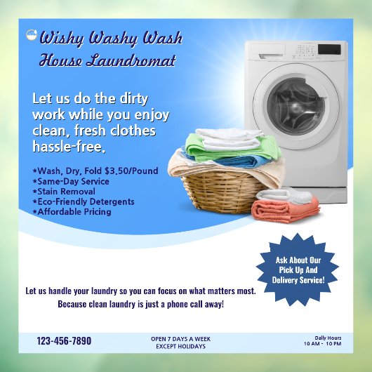 Wäscheservice anpassen fensteraufkleber (Blatt 3)