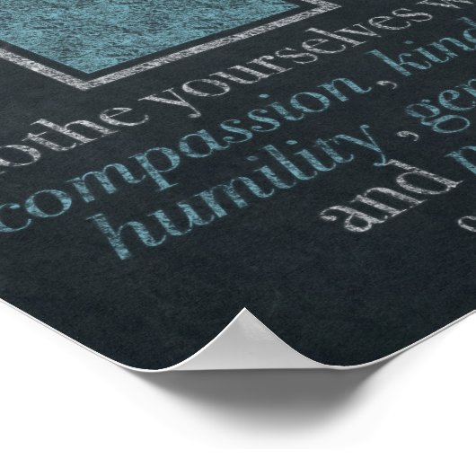 Wäscheservice Chalkboard Art 8x10 Poster (Ecke)