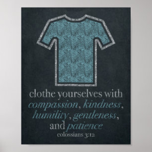 Wäscheservice Chalkboard Art 8x10 Poster