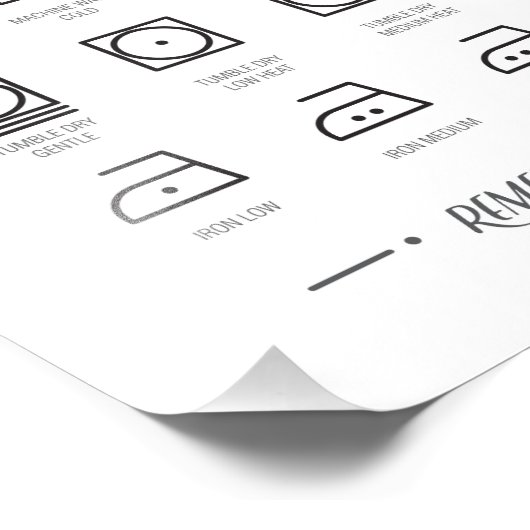 Wäscheservice Fotodruck (Ecke)