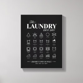 Wäscheservice Leinwanddruck