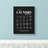 Wäscheservice Leinwanddruck (Insitu (Holzboden))