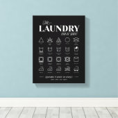 Wäscheservice Leinwanddruck (Insitu (Holzboden))