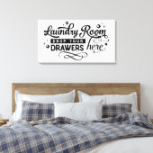 Wäscheservice Leinwanddruck (Insitu (Schlafzimmer))