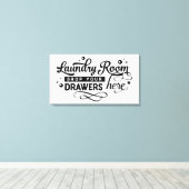 Wäscheservice Leinwanddruck (Insitu (Holzboden))