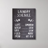 Wäscheservice Leinwanddruck (Vorderseite)