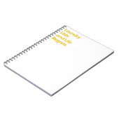 Wäscheservice-Listen & Life-Regrets-Notebook Notizblock (Linke Seite)