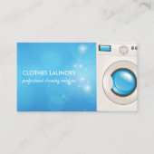 Wäscheservice Maschinenhygiene Visitenkarte (Vorderseite)