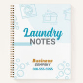 Wäscheservice Notizblock (Vorderseite)