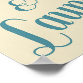 Wäscheservice Poster (Ecke)