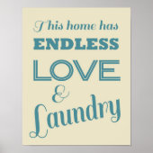 Wäscheservice Poster (Vorne)