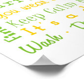 Wäscheservice Poster (Ecke)