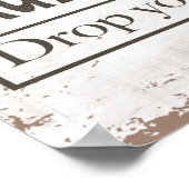 Wäscheservice Poster (Ecke)