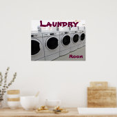 Wäscheservice Poster (Küche)