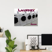 Wäscheservice Poster (Heimbüro)