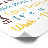 Wäscheservice Poster (Ecke)