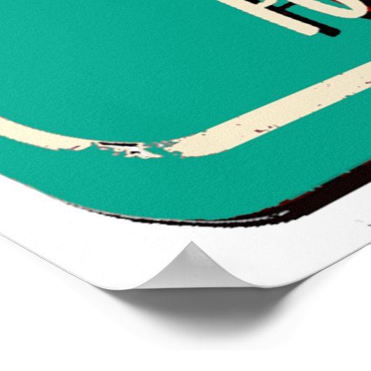 Wäscheservice Poster (Ecke)