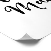 Wäscheservice Poster (Ecke)